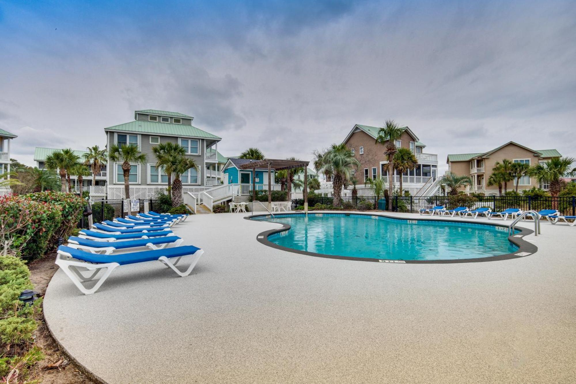 Ocean-View Saint Helena Island Condo - Pool Access Oceanmarsh Subdivision Exterior photo