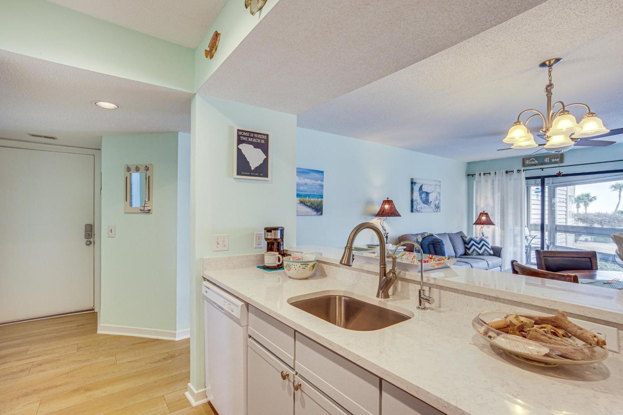 Ocean-View Saint Helena Island Condo - Pool Access Oceanmarsh Subdivision Exterior photo